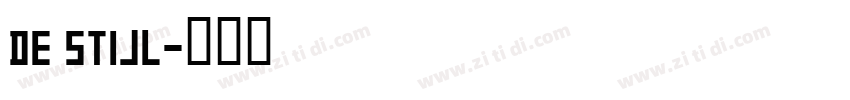 de stijl字体转换